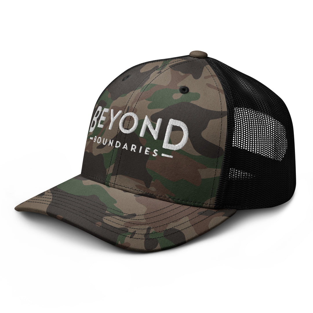 Camouflage Beyond Boundaries Trucker Hat