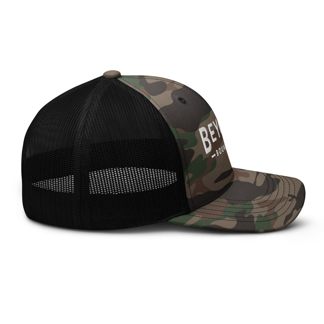 Camouflage Beyond Boundaries Trucker Hat