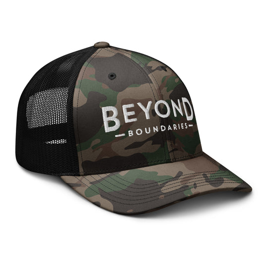 Camouflage Beyond Boundaries Trucker Hat