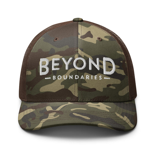 Camouflage Beyond Boundaries Trucker Hat