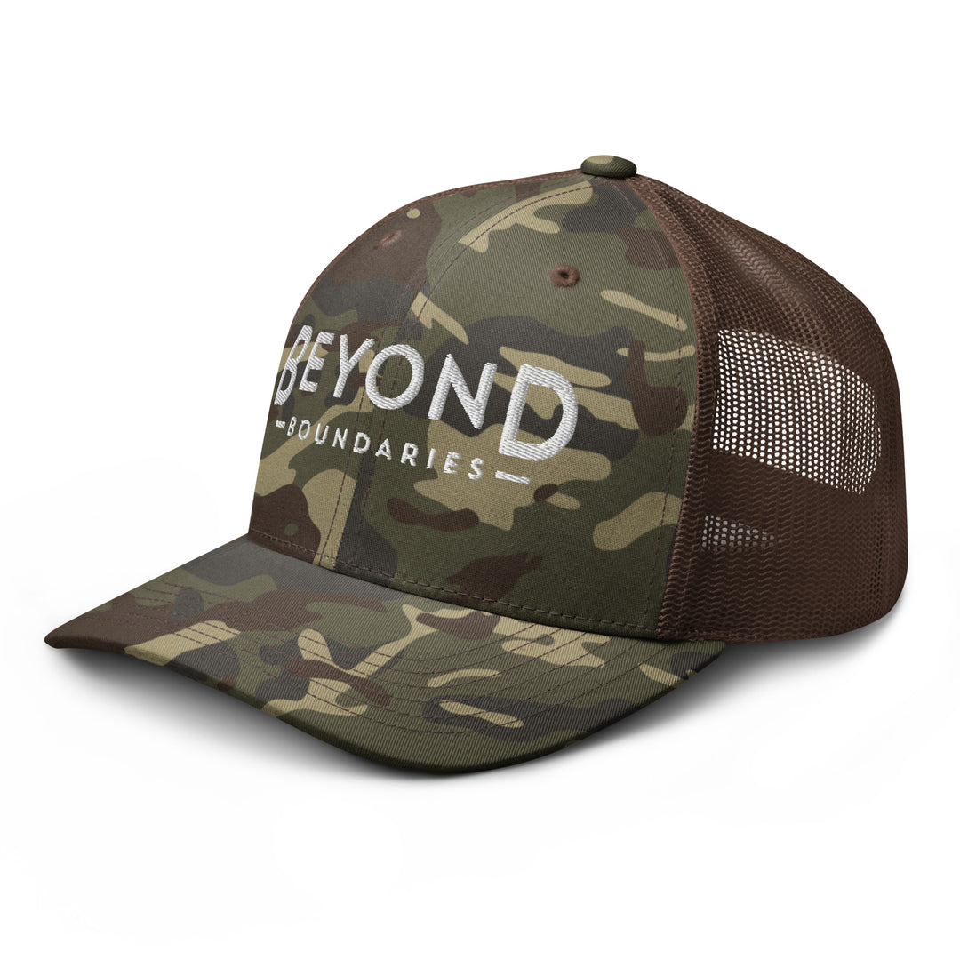 Camouflage Beyond Boundaries Trucker Hat