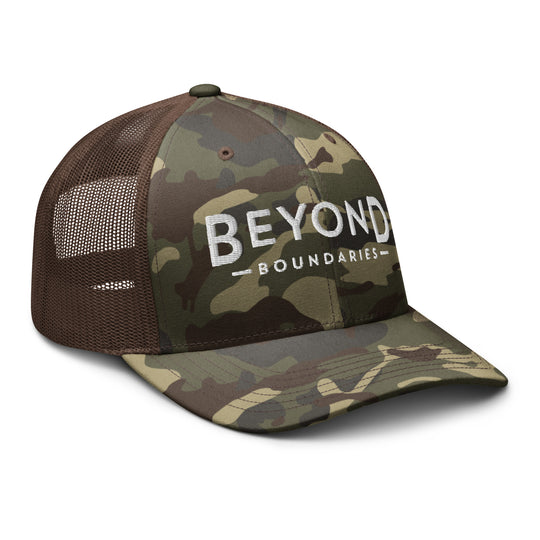 Camouflage Beyond Boundaries Trucker Hat