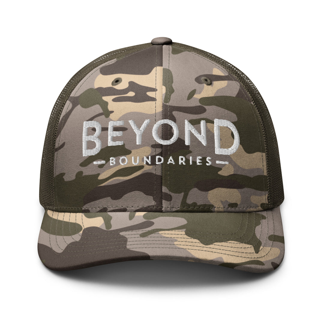 Camouflage Beyond Boundaries Trucker Hat