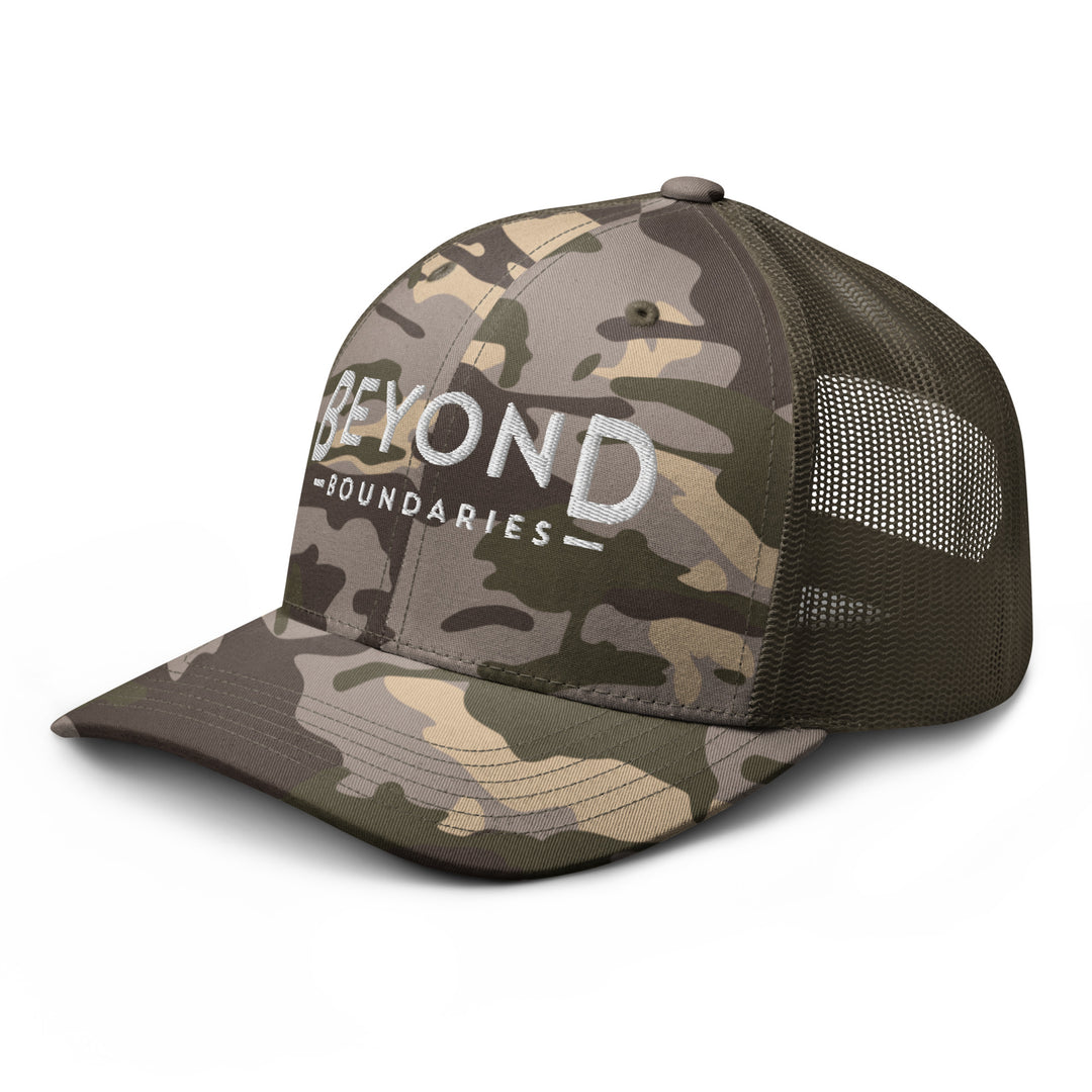 Camouflage Beyond Boundaries Trucker Hat
