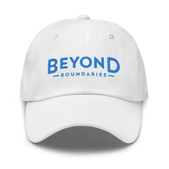 White Beyond Boundaries Dad Hat