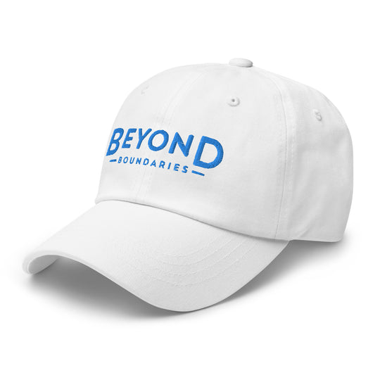 White Beyond Boundaries Dad Hat