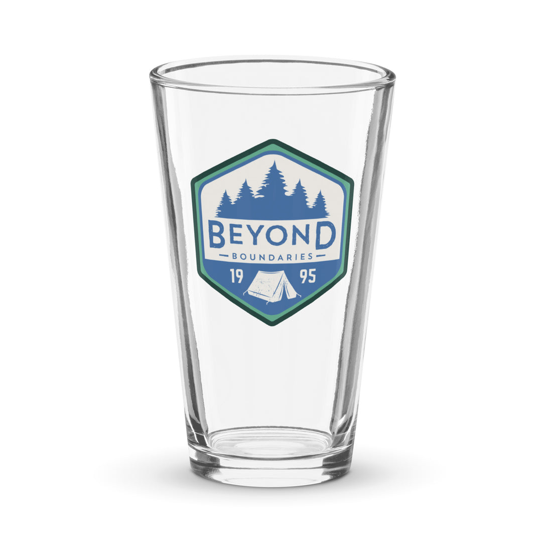 Camping Pint Glass