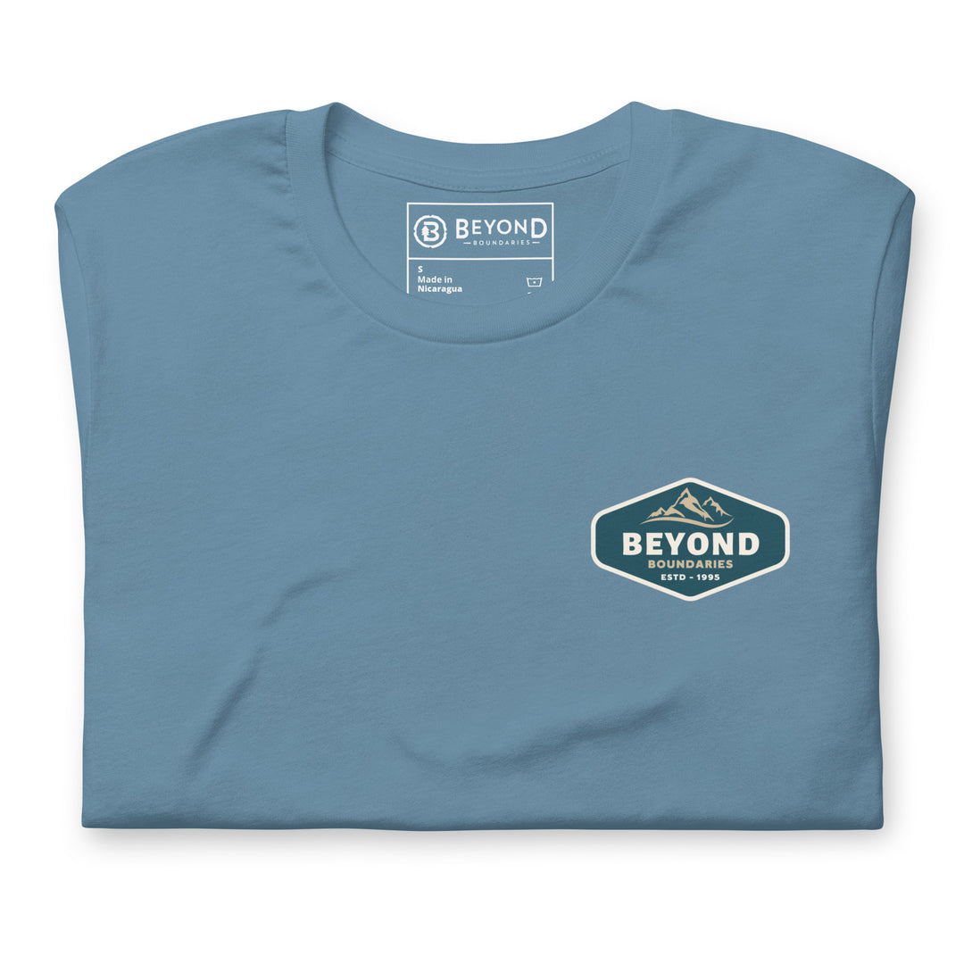 Beyond Boundaries Mountain Badge T-Shirt