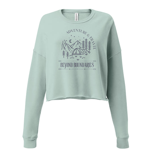 Wanderlust Crop Sweatshirt