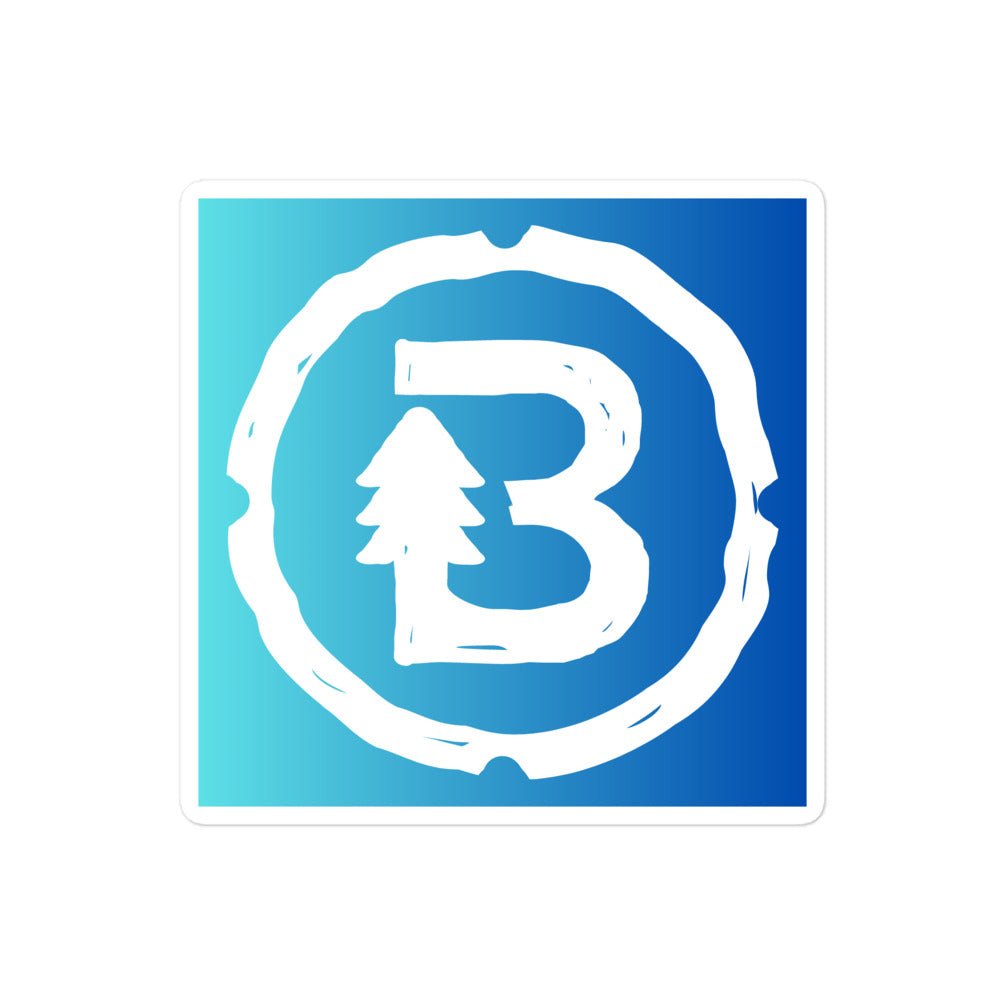 Blue Gradient Sticker