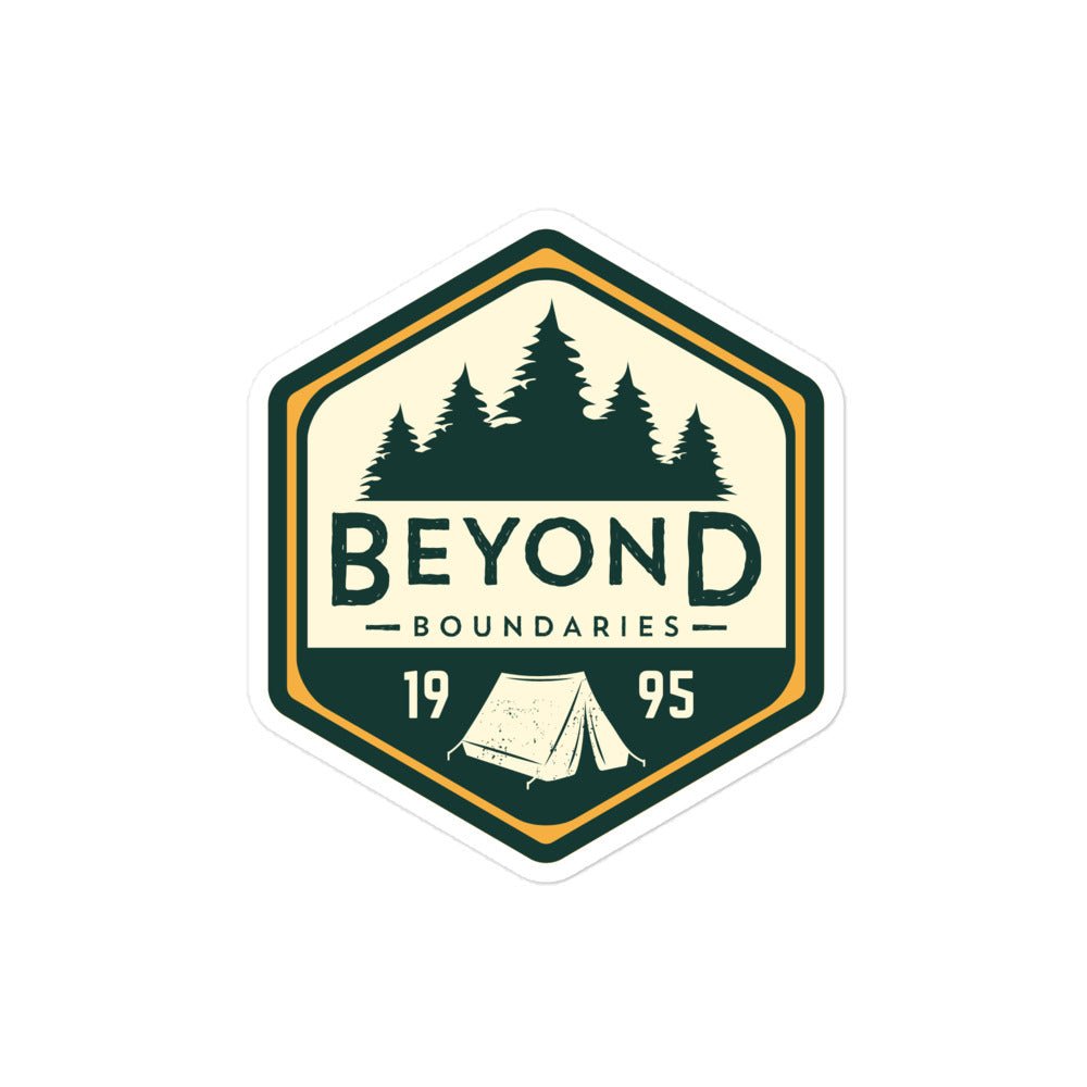 Camping Adventures Sticker