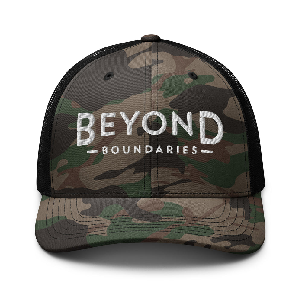 Camouflage Beyond Boundaries Trucker Hat