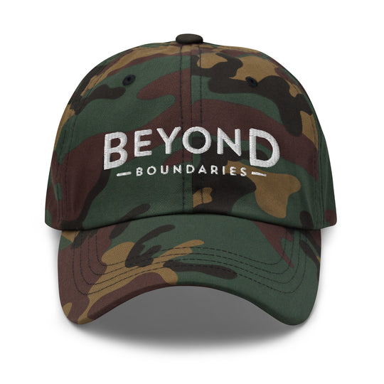 Undercover Explorer Camo Dad Hat: Classic Dad Hat in Green Camo