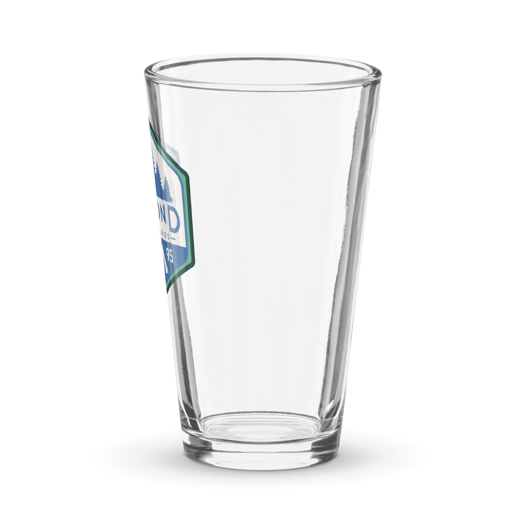 Camping Pint Glass